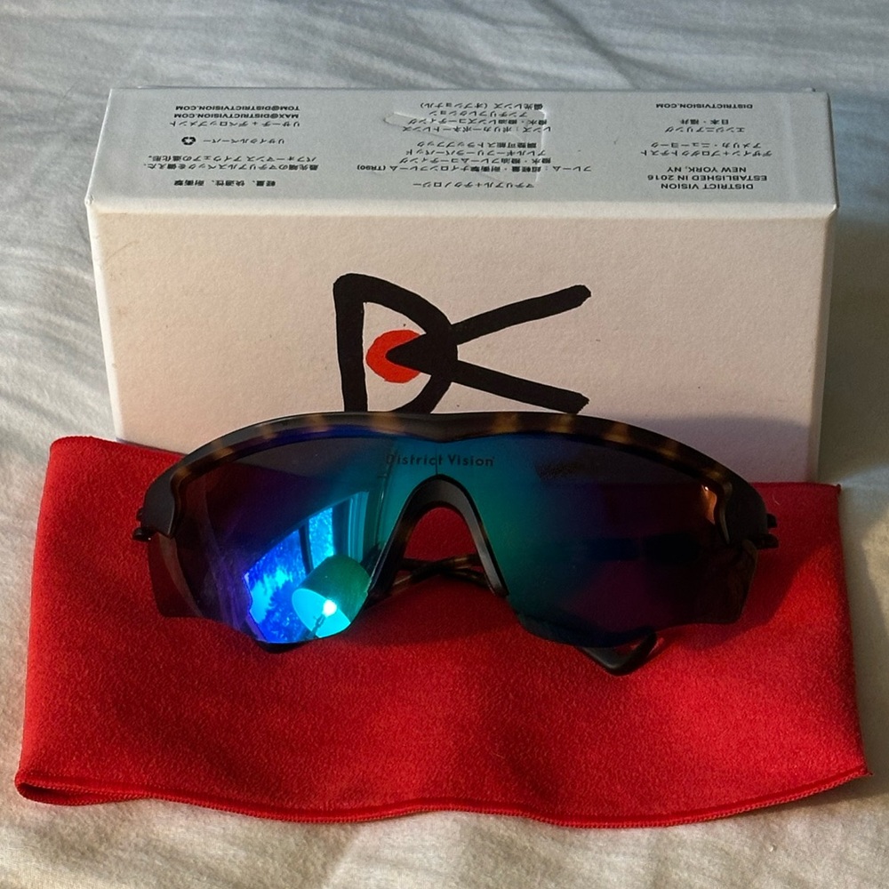 like new district vision junya racer sunglasses